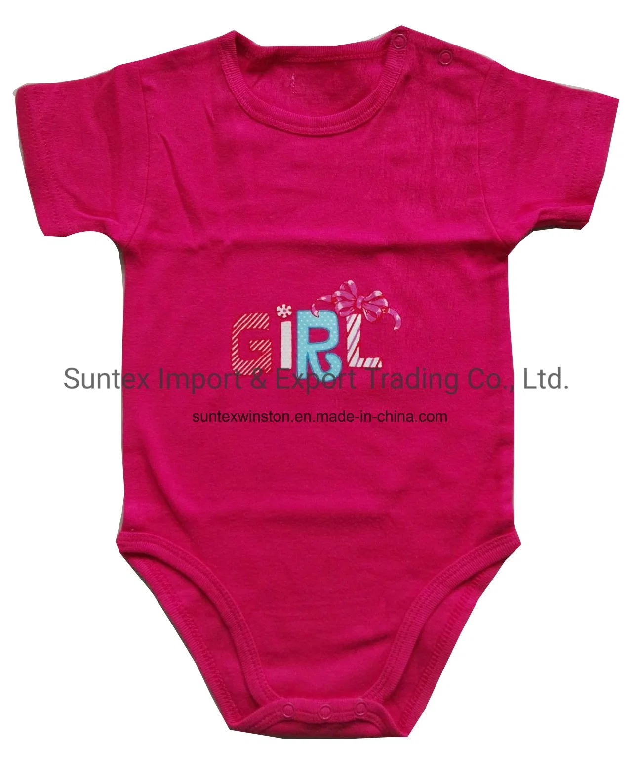 100% Cotton Baby Clothing Made of 175GSM Interlock Fabric