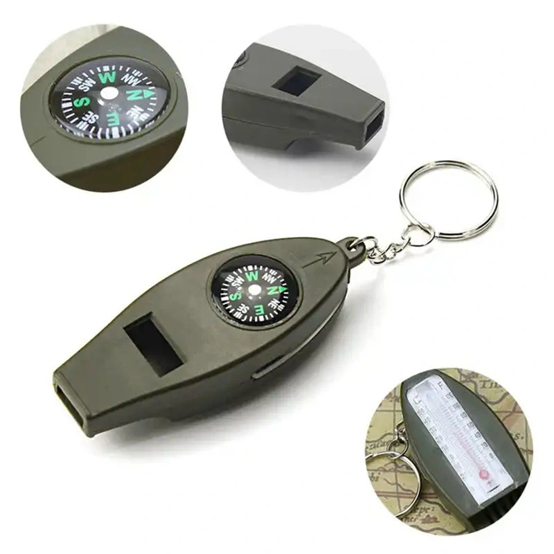 Emergency Survival Whistle Compass Multifunction Tools for Outdoor Camping Hiking Gear