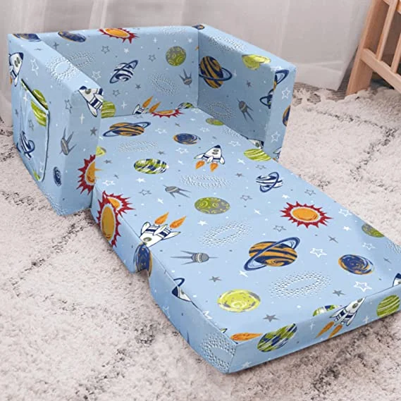Baby Super Soft and Comfortable Foam Padded Chair, Suitable for Boys and Girls Single Cute Reading Sofa