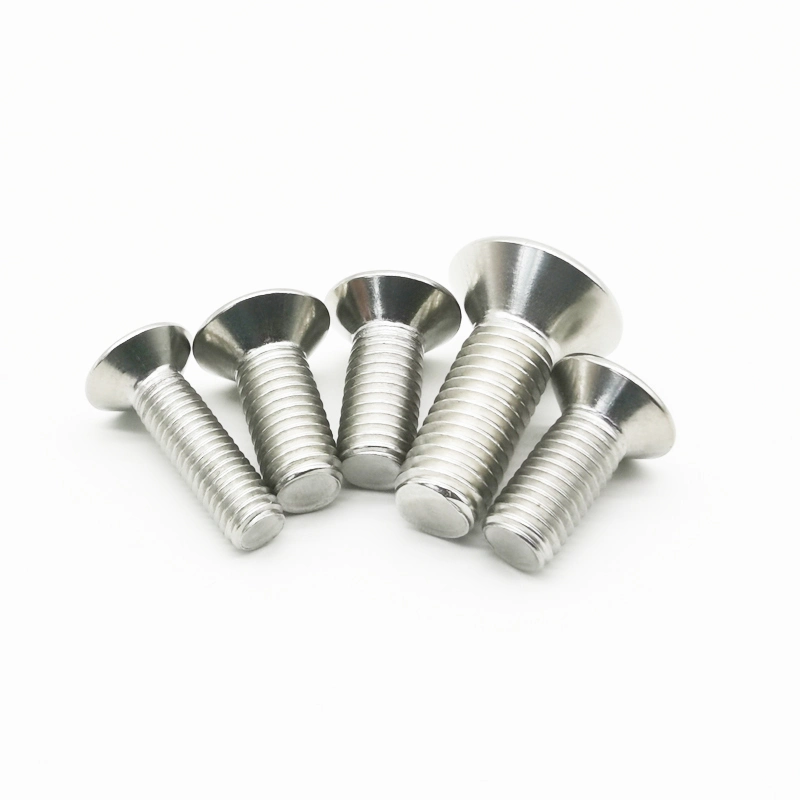 Stainless Steel DIN7991 Hexagon Socket Countersunk Head Cap Screws Hex Socket Flat Head Cap Screw Allen Bolts Csk Alloy Steel