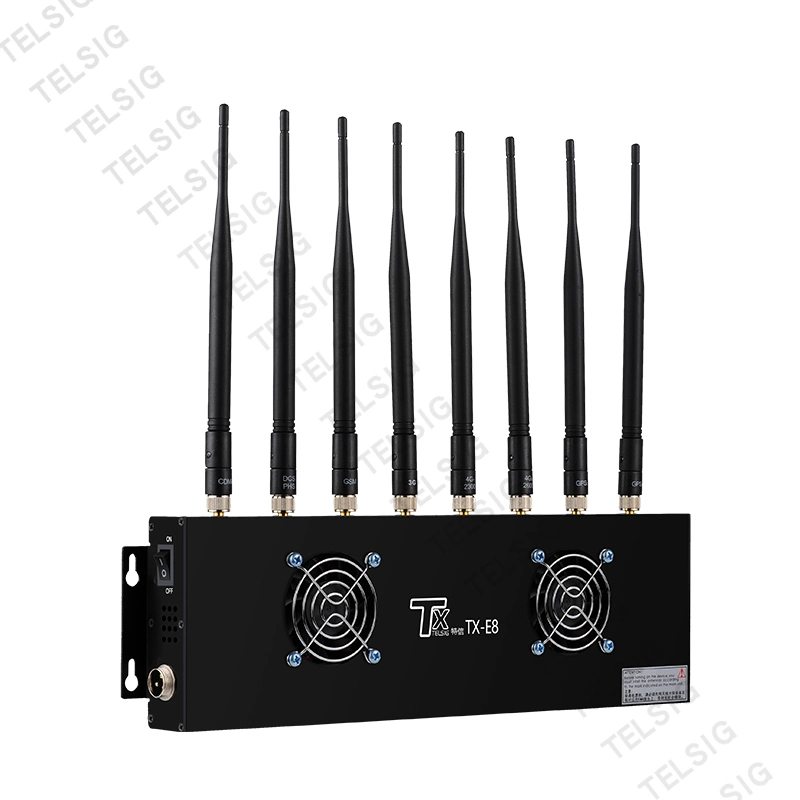 High quality/High cost performance  Desktop Cell Phone Signal 2345g GPS GSM WiFi VHF UHF Wireless Signal Shielding Device Signal Jammer Isolator Blocker