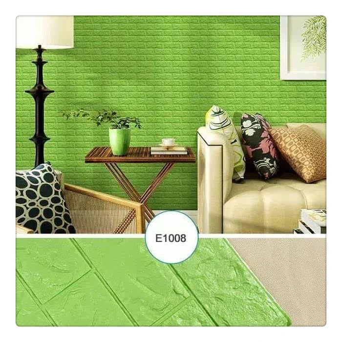 2021 3D Foam Wallpaper Cheap XPE PE Foam Self Adhesive Foam Wall Sticker Brick Wood Cartoon Designs Soft Kids Room for DIY Wall Decoration