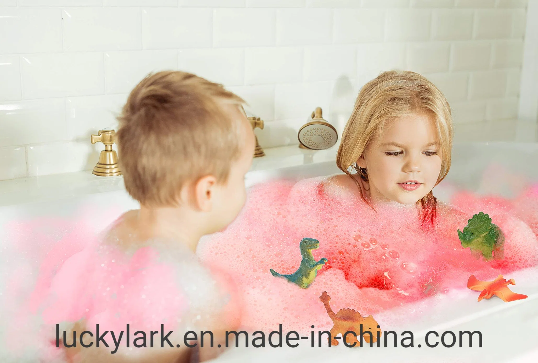 Dinosaurier Mini Spielzeug für Kinder Dusche Playmate OEM mehrere Geschmacksrichtungen Bio Bad Salz Bombe Geschenke Set Donut Bathbomb für Kind