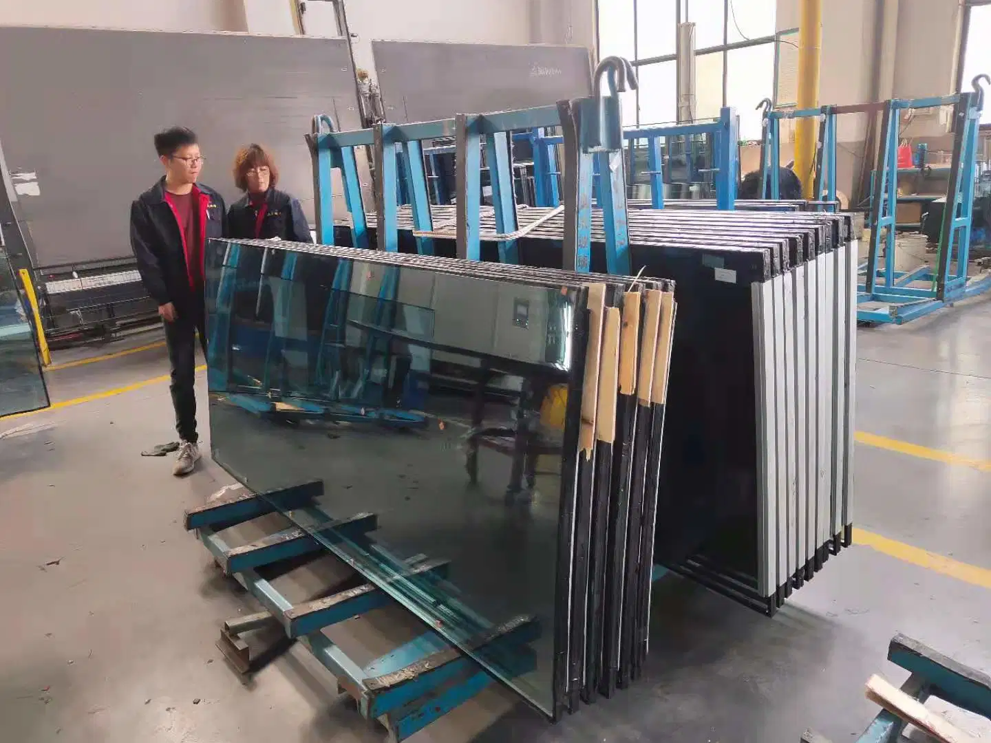 Double Reflective Low E Insulated Glass Curtain Wall