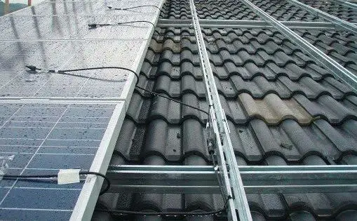 Supporting Guide Rails for Easy Installation Large-Scale Solar Photovoltaic Projects