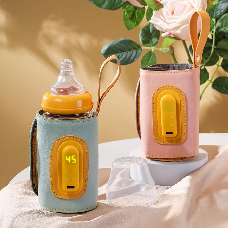 Top Selling Baby Feeding Bottle Warmer Cover Digital Display USB Heat Preservation