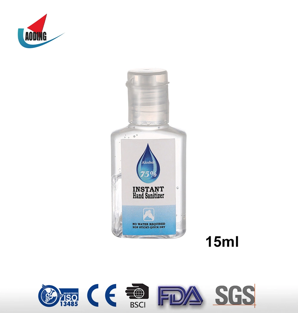 OEM 75% Alcohol Hand Sanitizer 15ml Hand Sanitizer Manufacturer