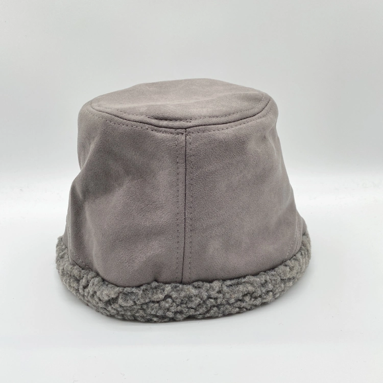 Best Selling Fashion Winter Fluffy Fur Bucket Hat for Women