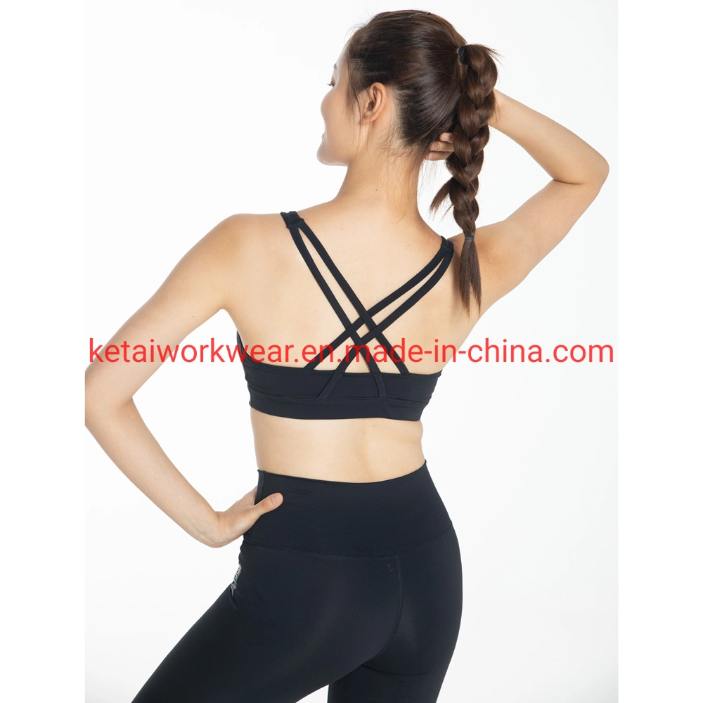 Wholesale/Supplier Women Sleeveless High Waist Gym Set Workout Breathable Sports Wear Yoga Wear