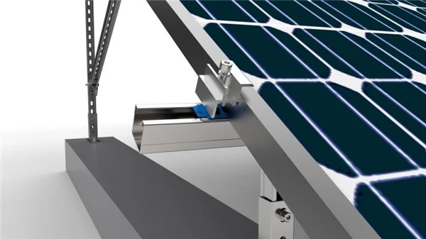 HDG Q235B Carbon Steel Solar Mount Support PV Bracket / Solar PV Mounting Structure for Solar Energy / Solar Panel