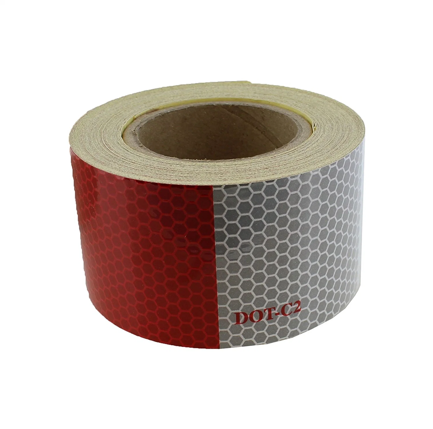 Abn DOT-C2 2" X 30' Trailer Conspicuity DOT Reflective Red/White Tape