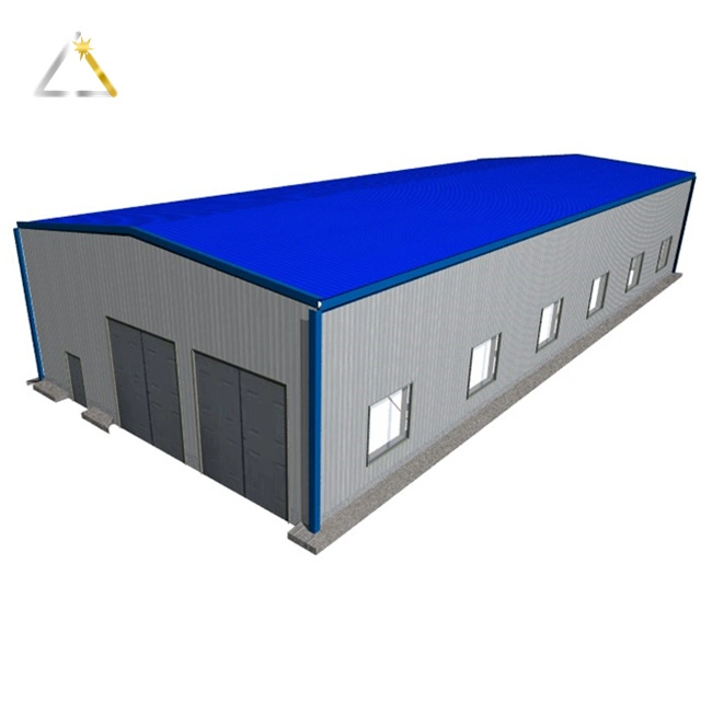 Galvanized Q355 Steel Metal Construction Prefab Steel Frame Structure for Industrial Warehouse Workshop