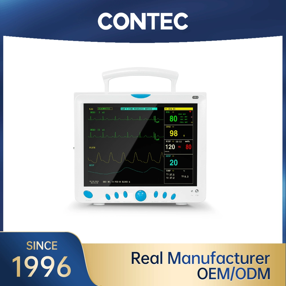 Contec Cms9000 CE und FDA-zertifiziertes zentrales Patientenüberwachungssystem