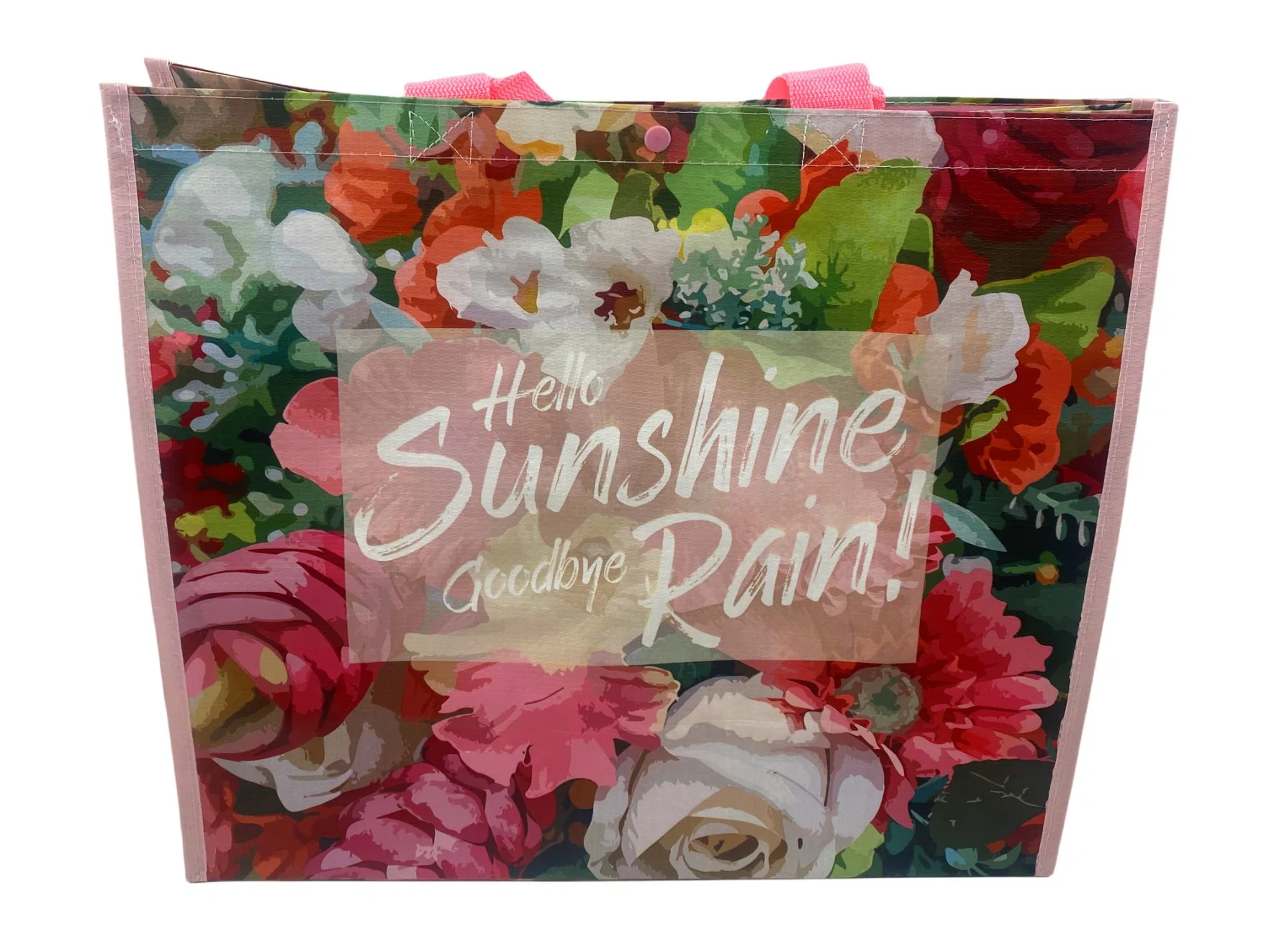 Customised Recyclable Polypropylene PP Laminated Promotional Bag Tote Shopping Carry