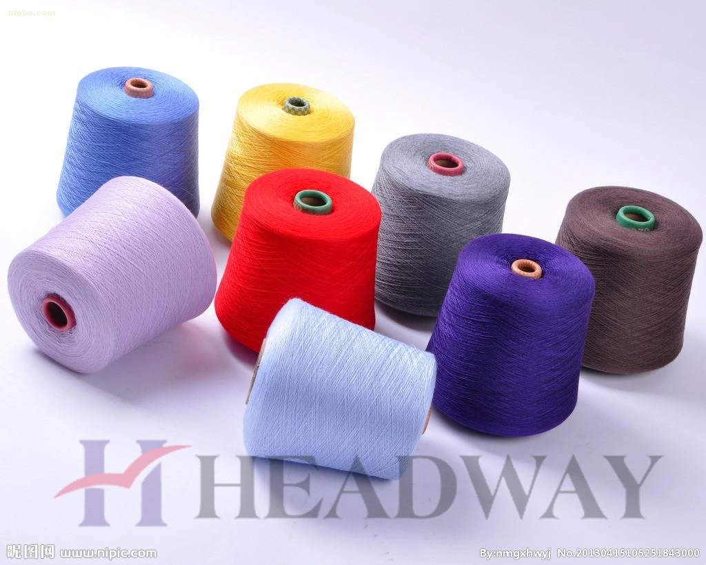 High Bulk Dyed 100% Acrylic Yarn for Knitting & Weaving