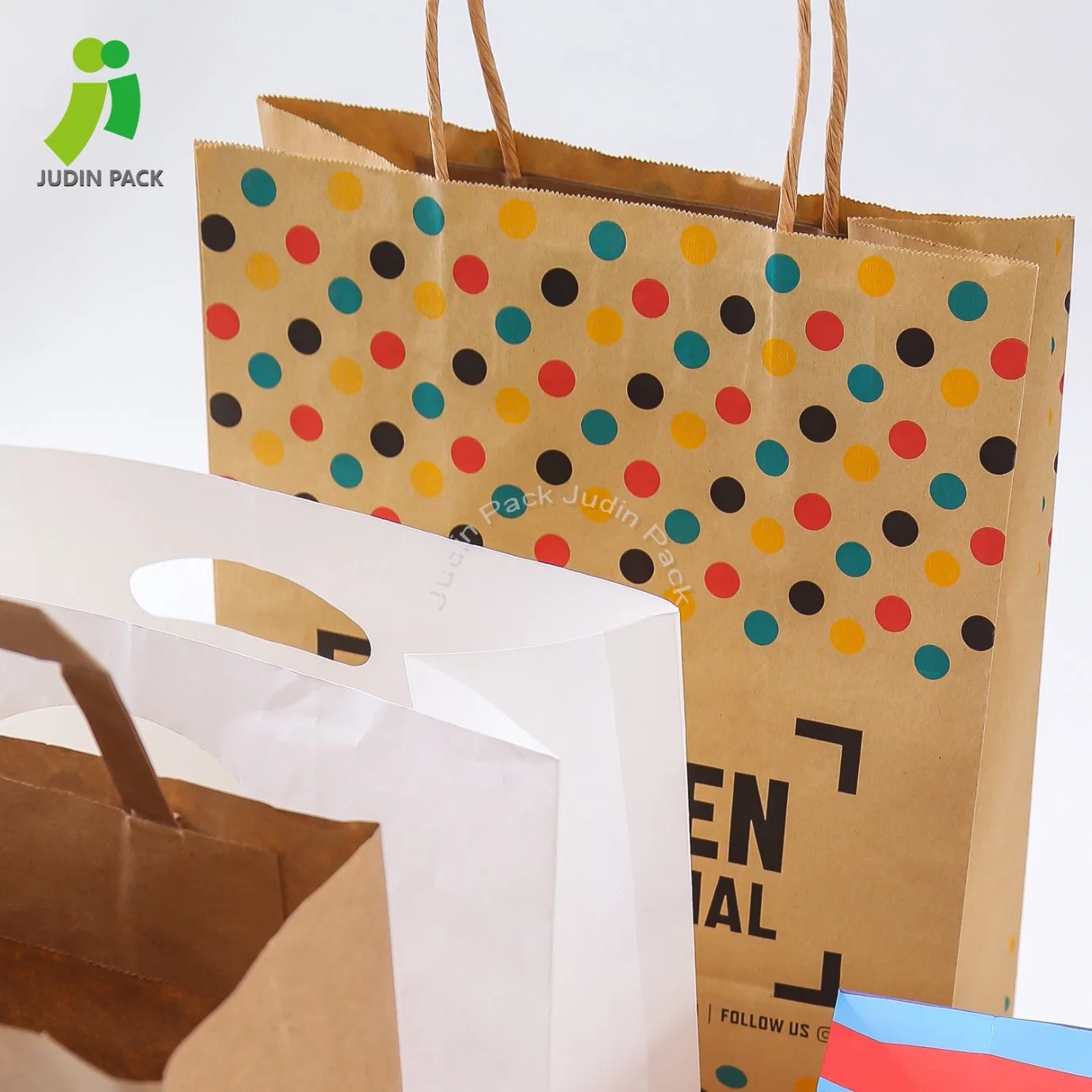 Wholesale/Supplier Recyclable Shopping Gift Kraft Paper Grocery Bag