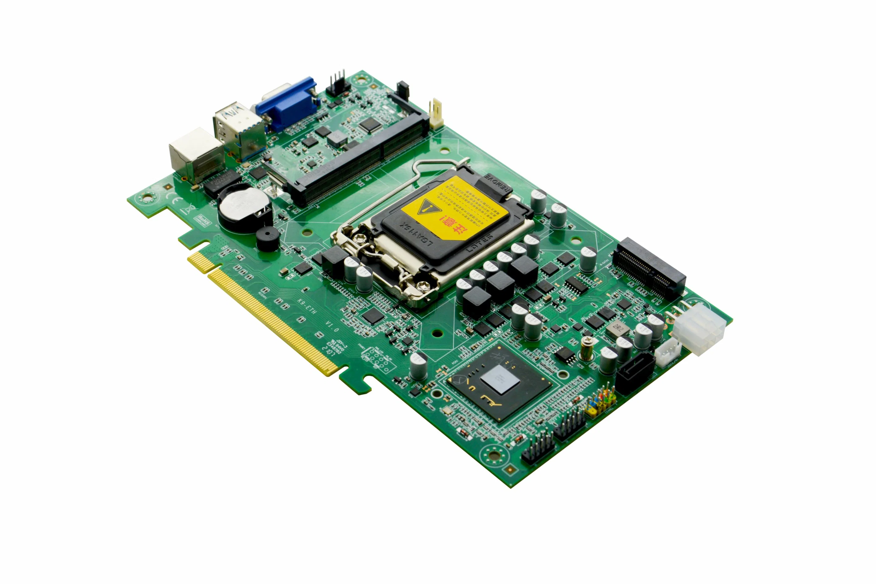 8 ranura PCIE Motherboardintel alimentación LGA1155 procesador Core Seriels Minería Motherboard