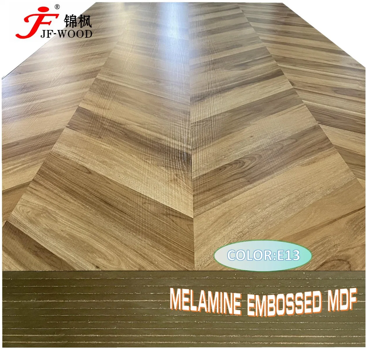 Grado de muebles de madera MDF melamina color sólido de color/HDF