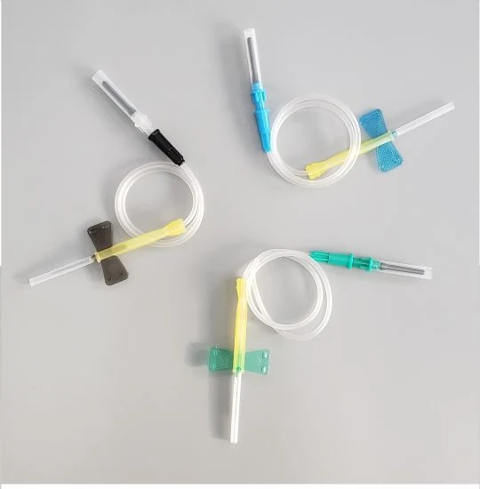 Disposable Medical Safety Stainless Butterfly Needle for Blood Collection FDA/ISO/CE All Sizes Top Prices in The Market