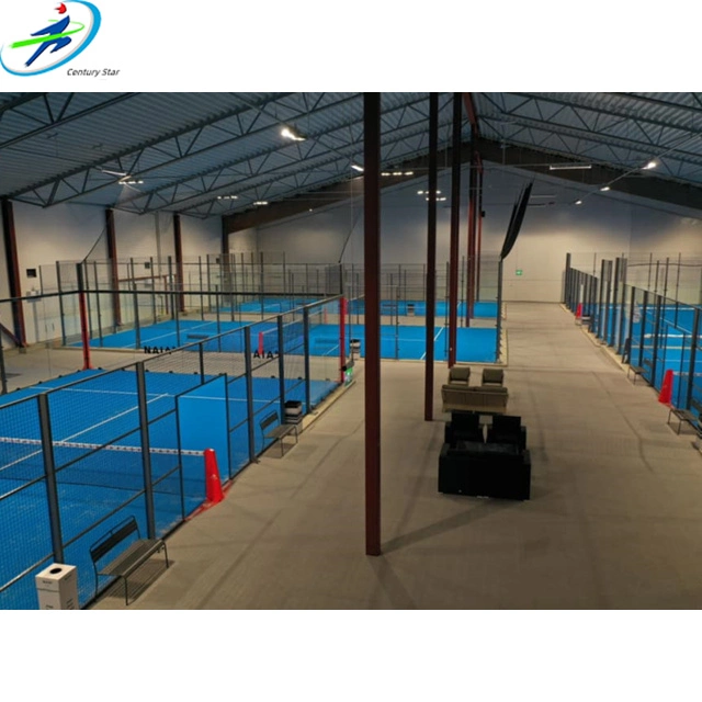 Century Star Padel Factory Supply High quality/High cost performance  All 4 Meters High New Design Double Paddle Tennis Court Construction Reinforced