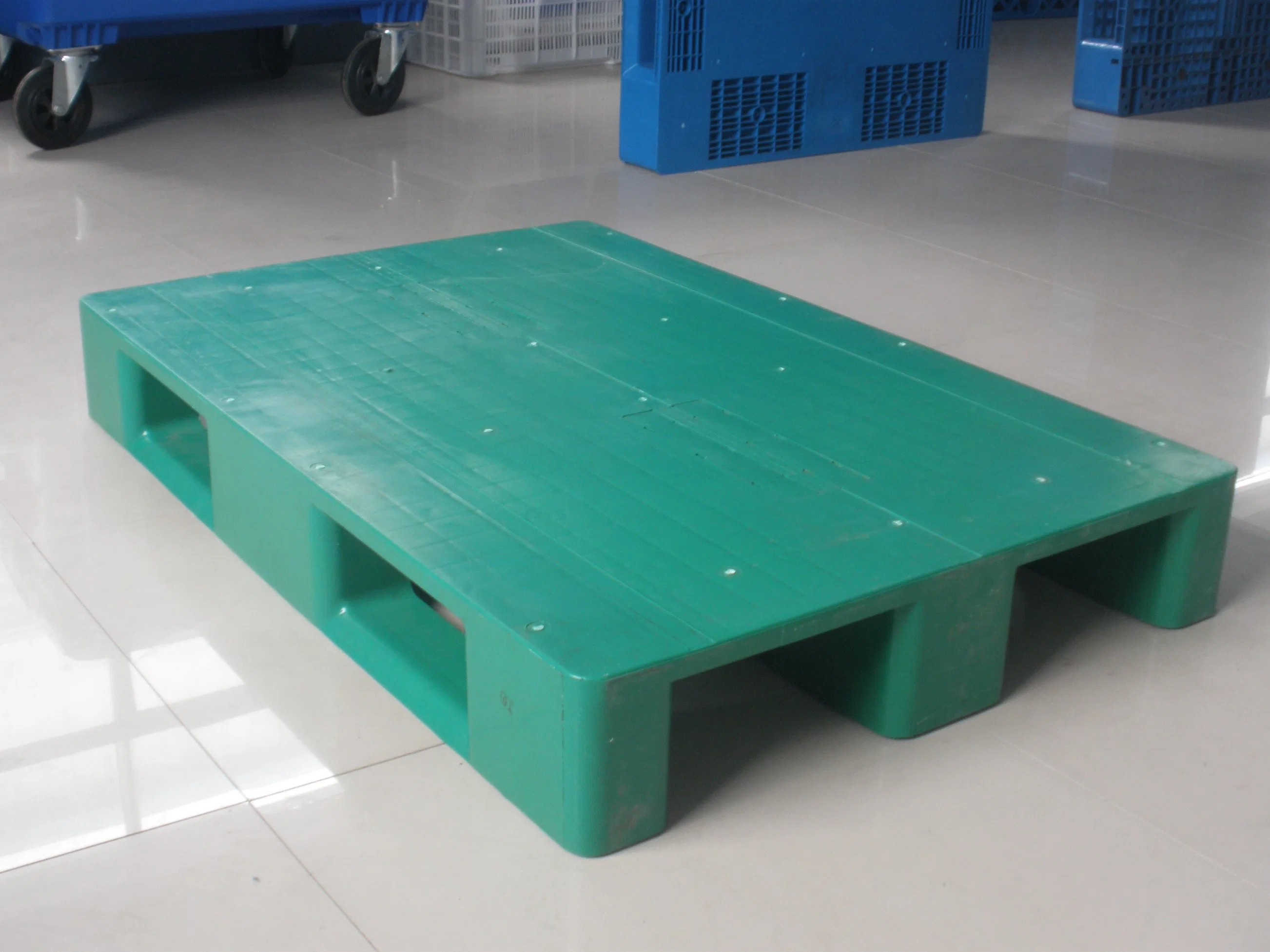 1200X1200 HDPE Steel Tubes Reinforced Plastic Pallet for Logistic Industry