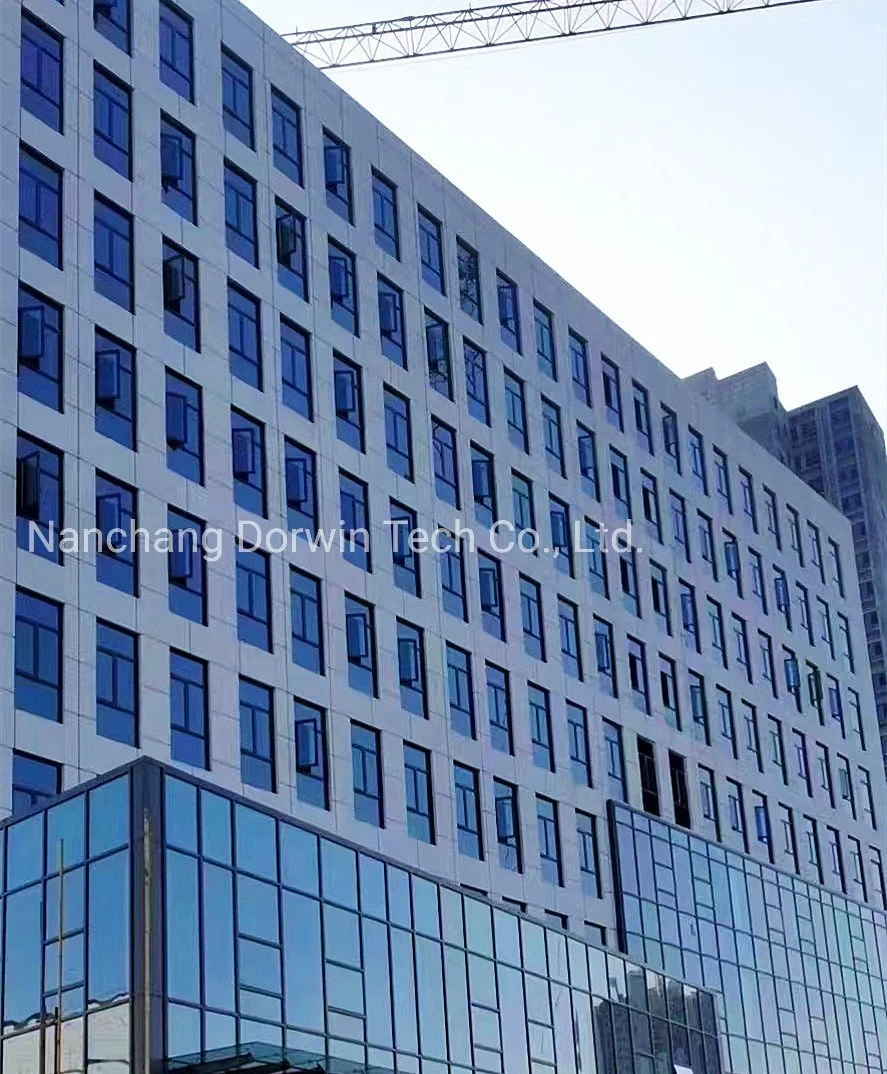 Commercial Building Residential Facade Glass Aluminum Window Glazed Curtain Wall