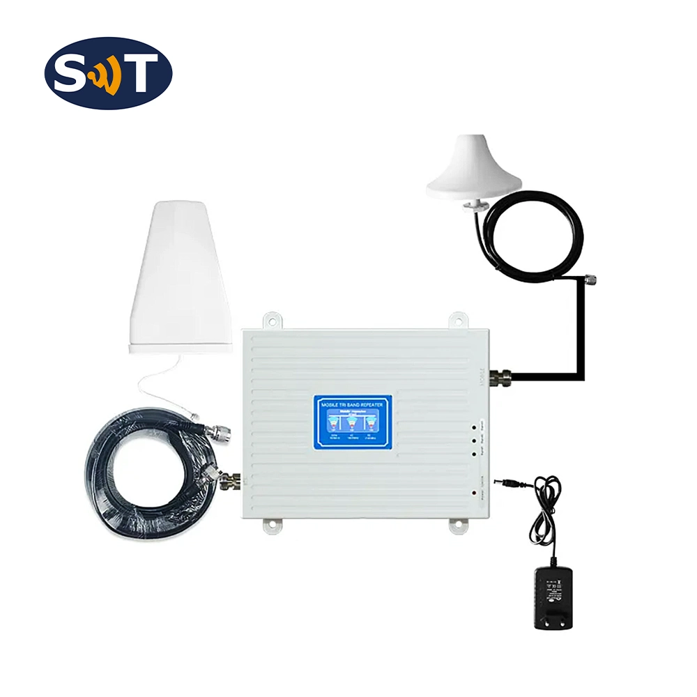 GSM 2g 3G 4G Triband 900 1800 2100MHz Mobiltelefon-Signal Repeater LTE Netzwerk Mobilfunkverstärker Mobile Signal Booster WiFi-Signal Repeater Booster