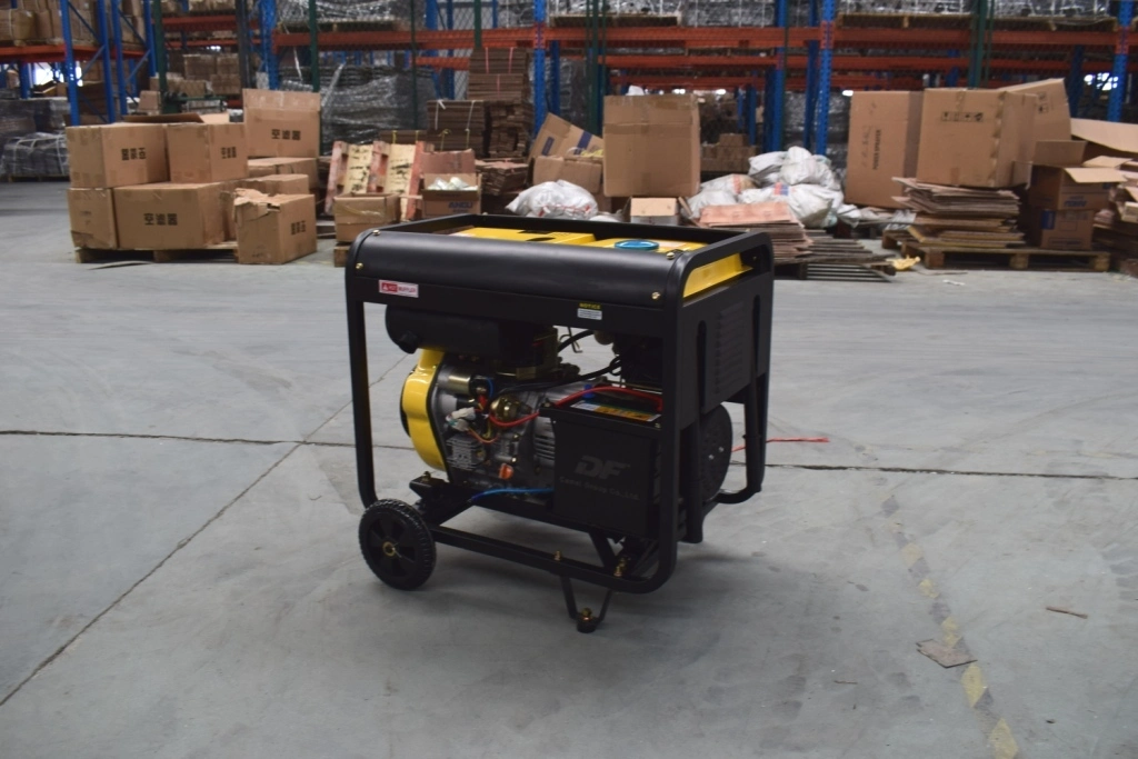 Chinese Factory Offer 6 Kw 6000watt 6500 Diesel Engine Electric Generator Set