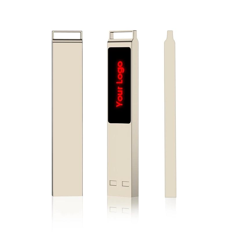 La capacité réelle de haute qualité de lumière LED Stick USB USB2.0 3.0 pouce Logo LED Lecteur Flash USB