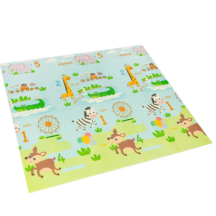 Venta caliente suave no tóxico bebé niños personalizada alfombra plegable XPE Jugar Mat