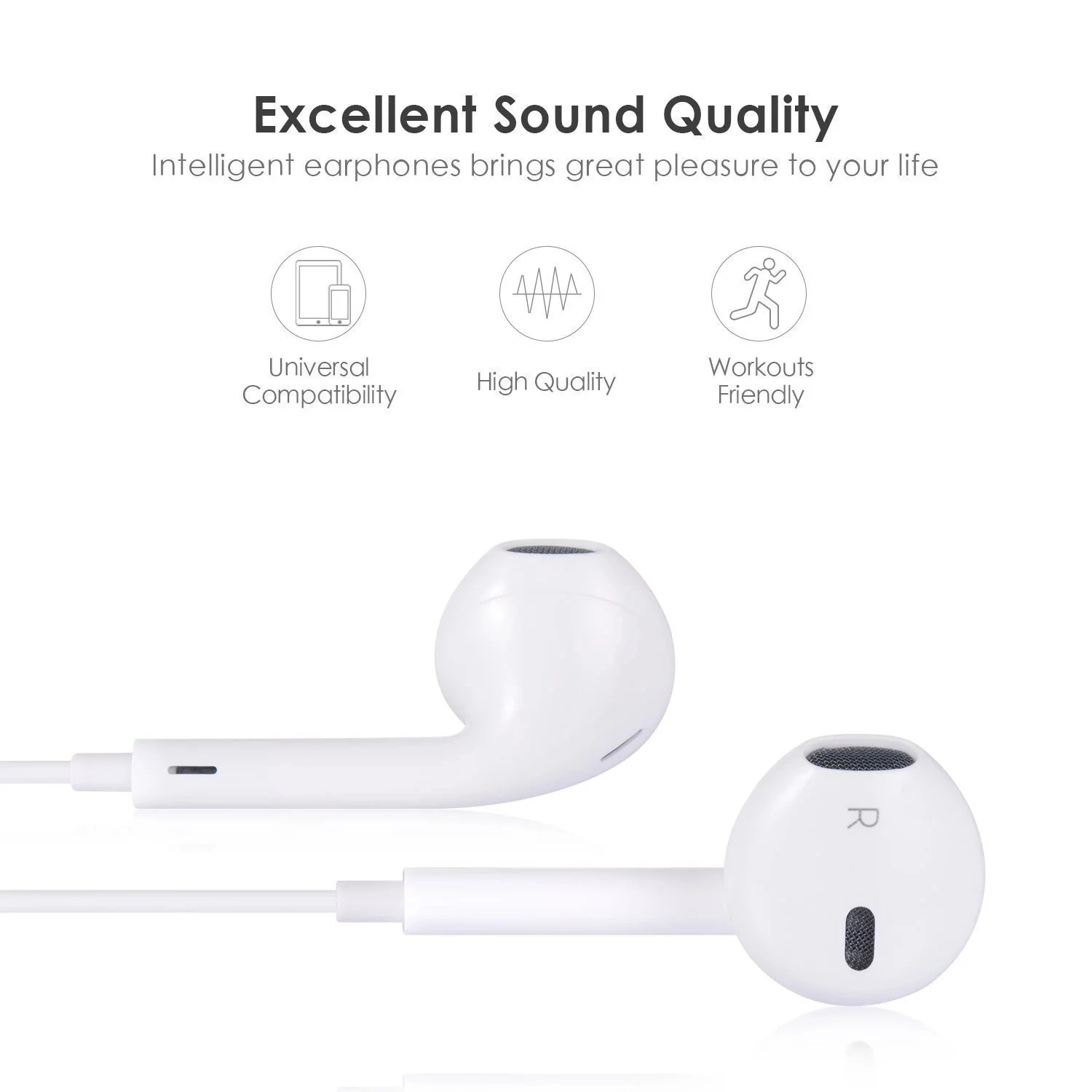 2020hot Selling Original Lightning Connector Earpods Mobile Phone with Lightning Connector