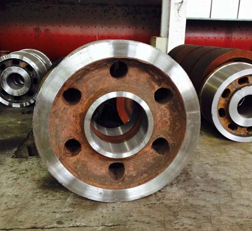 Sand Steel Casting Driving Wheel/ Riding Wheel/Catch Wheel