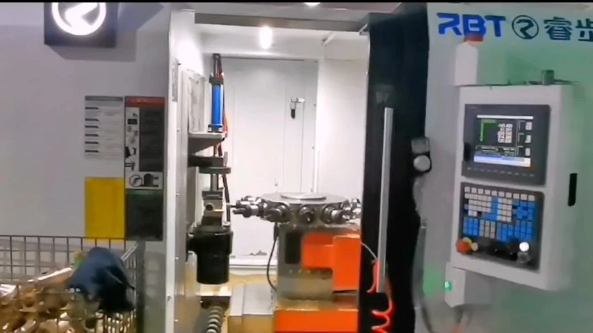 12 Husillos Máquina de Mecanizado CNC Horizontal para la Producción de Grifos y Mezcladores