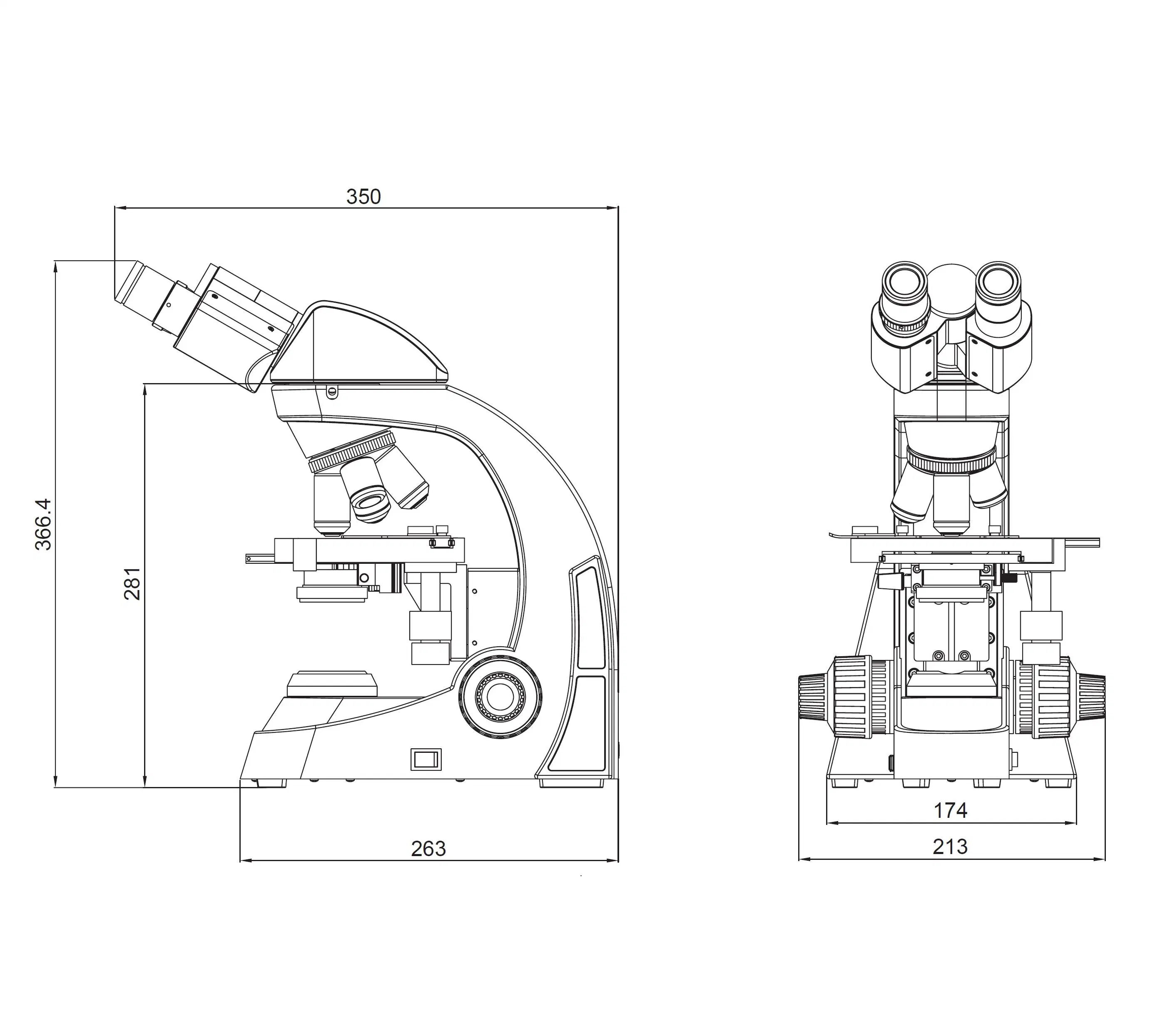 Meilleur microscope biologique BestScope BS-2027M LED Bon design Bonne qualité Monoculaire Étudiant École Laboratoire