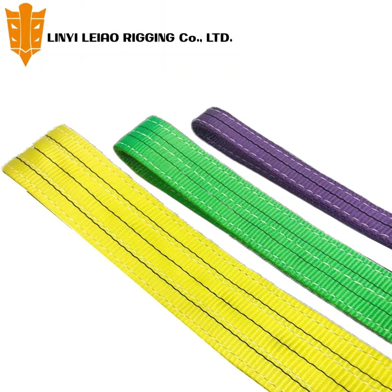 3 Tons High quality/High cost performance  Color Polyester Lifting with Lifting Rope