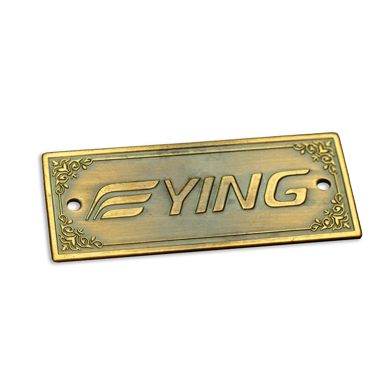 Original Factory Wholesale/Supplier Customized Electroplated Etching Metal Brass/Bronze/Golden/Nickel/Chrome Tag Label for Garment/House/Furniture/Animals