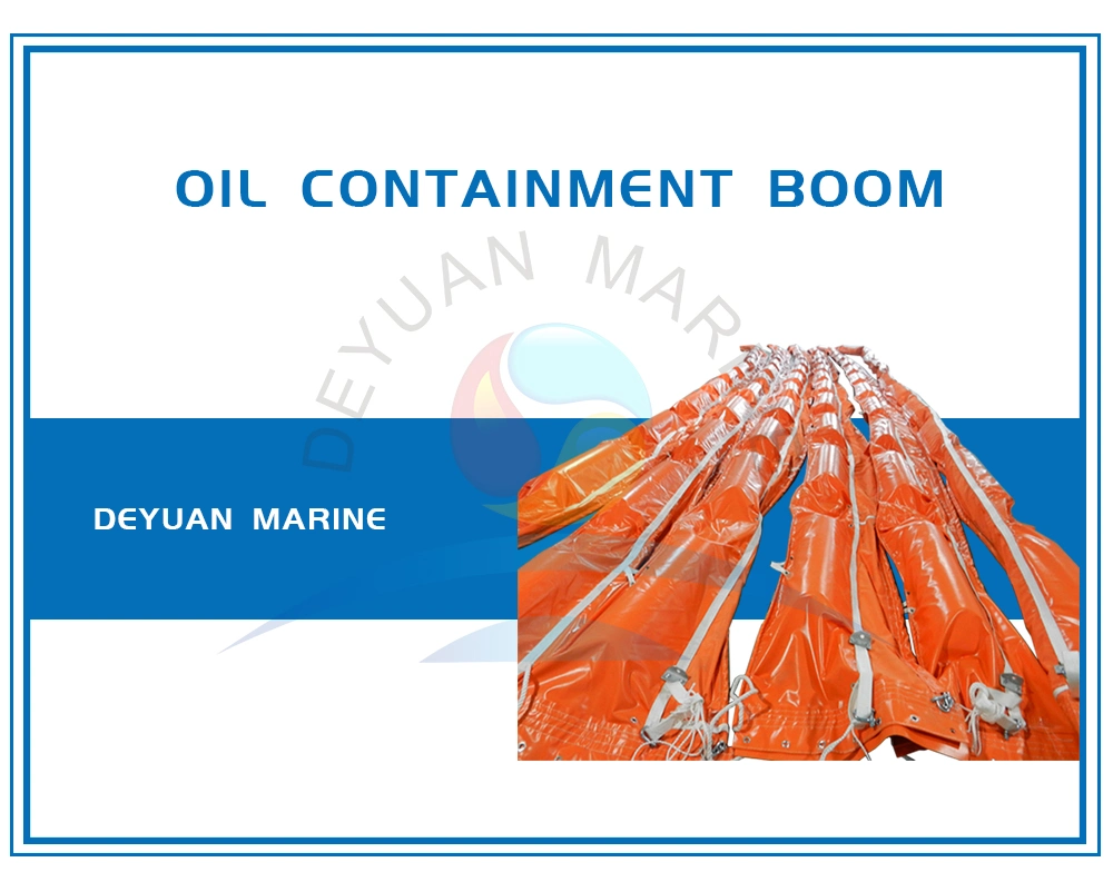 Permanent Oil Containment Booms with ASTM Fast Connector and Ballast Chains