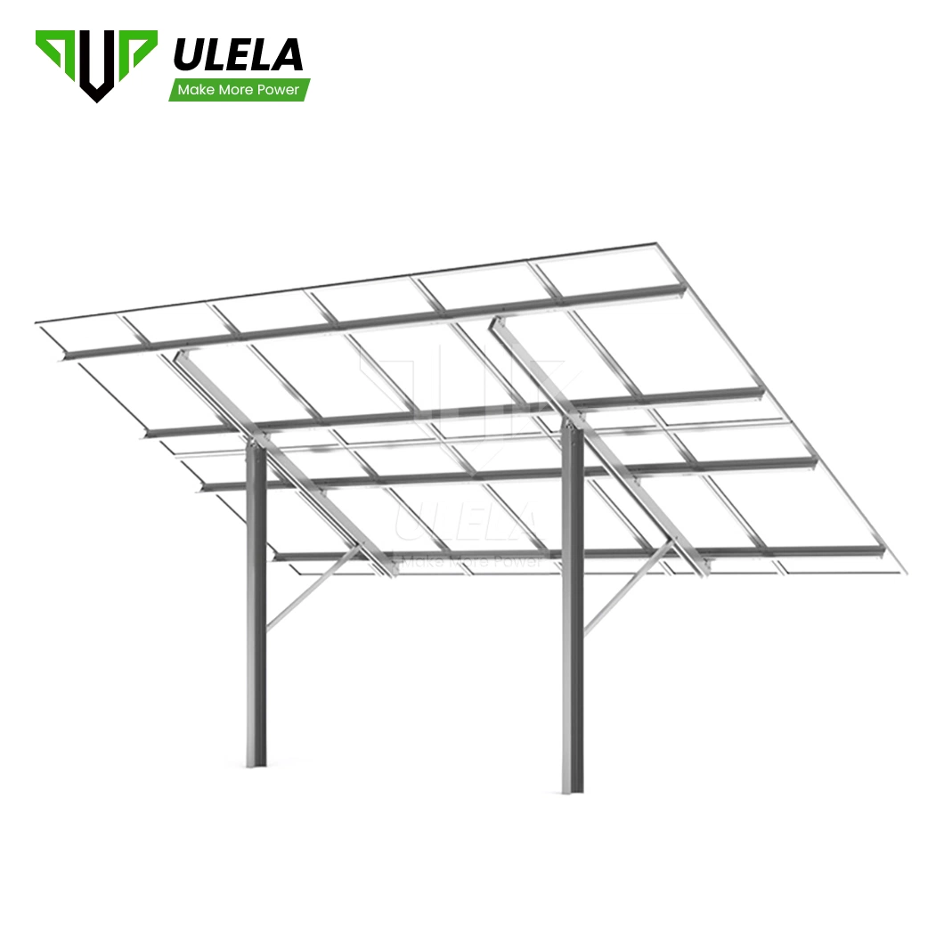 Ulela PV Regalsystem Hersteller Solar Power Photovoltaik unterstützen China Schräge Halbmanuelle Solar-Tracking-Halterung