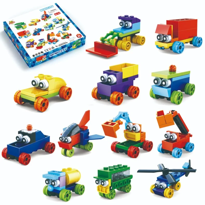 Promotion Toys Kids Animal Bird Insect Vehicle Set Building Blocks Toy Children DIY Assembly Educational Bricks Toy Funny Education Brick Toy