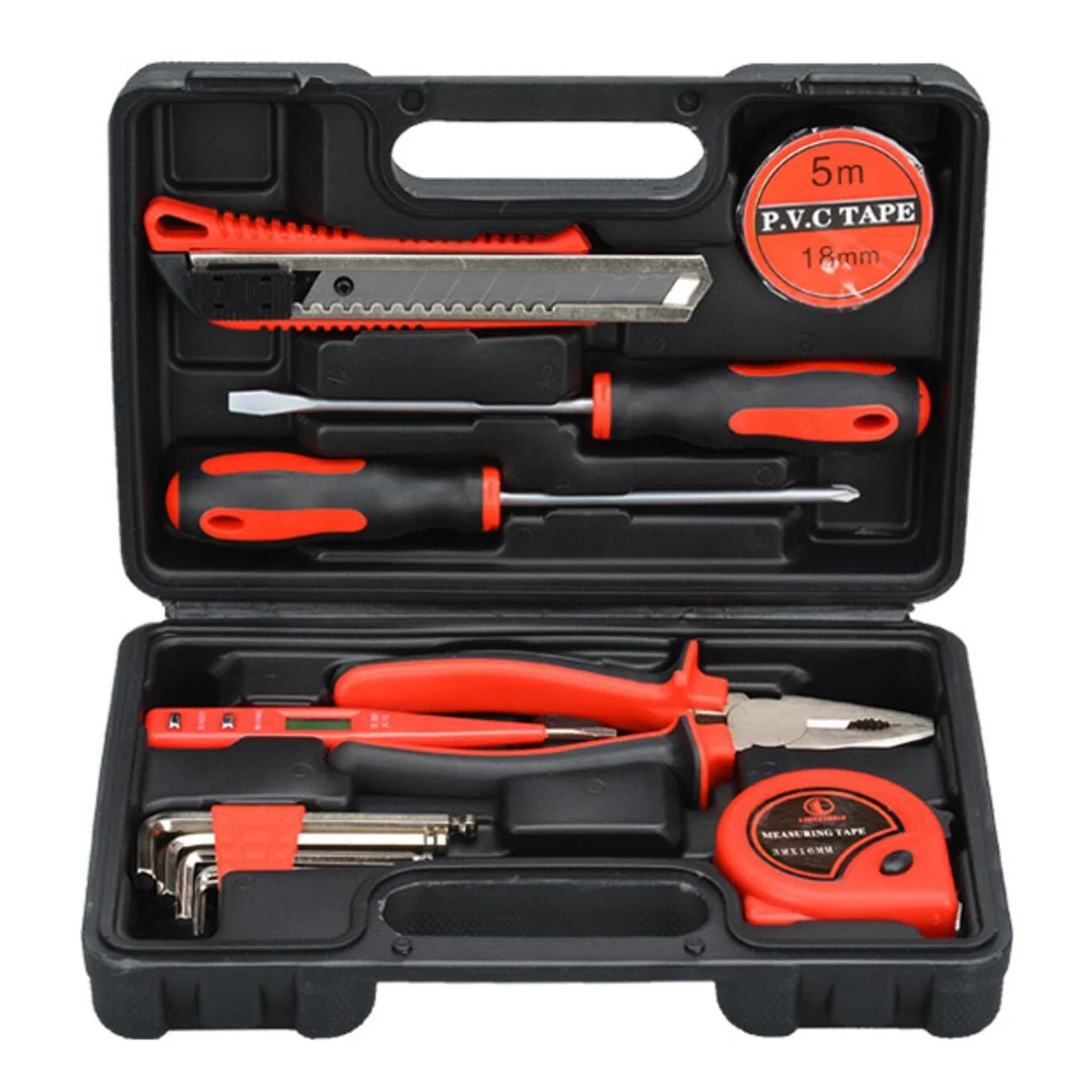 Ylc8613A 13PCS Household Hardware Repair Box Set Tools Combination Tool Kit
