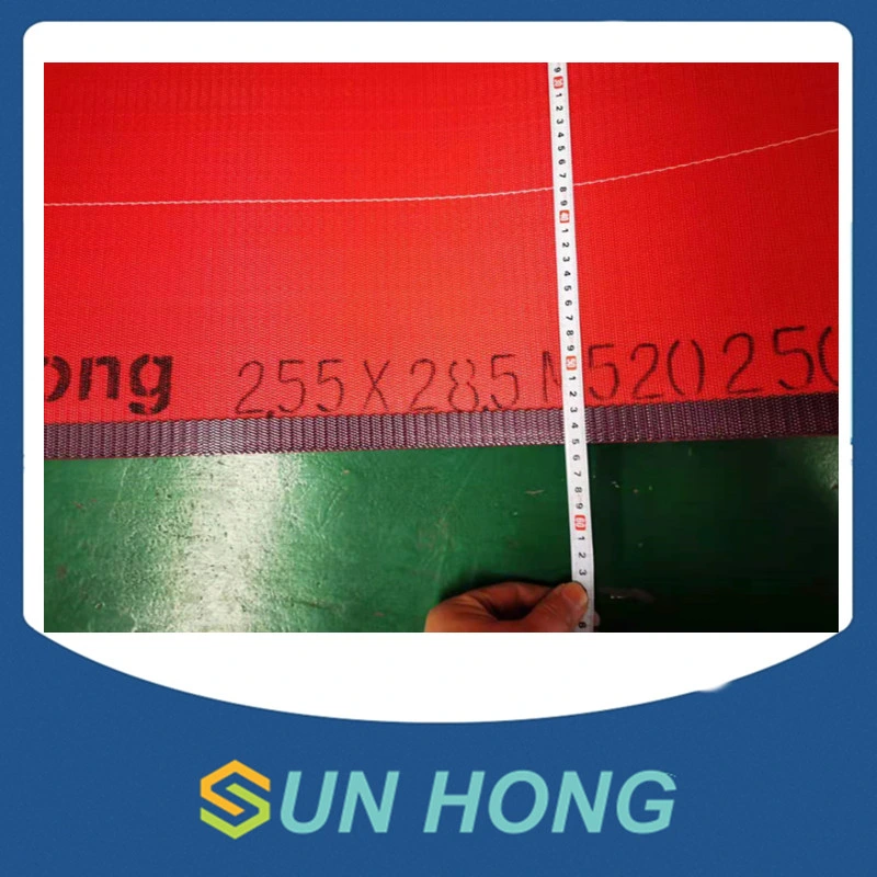 Polyester Woven Plain Weave Spiral Small Middle Big Large Loop Flat Yarn Rounf Yarn Sldf Canvas Glue Edge Seam Dryer Screen