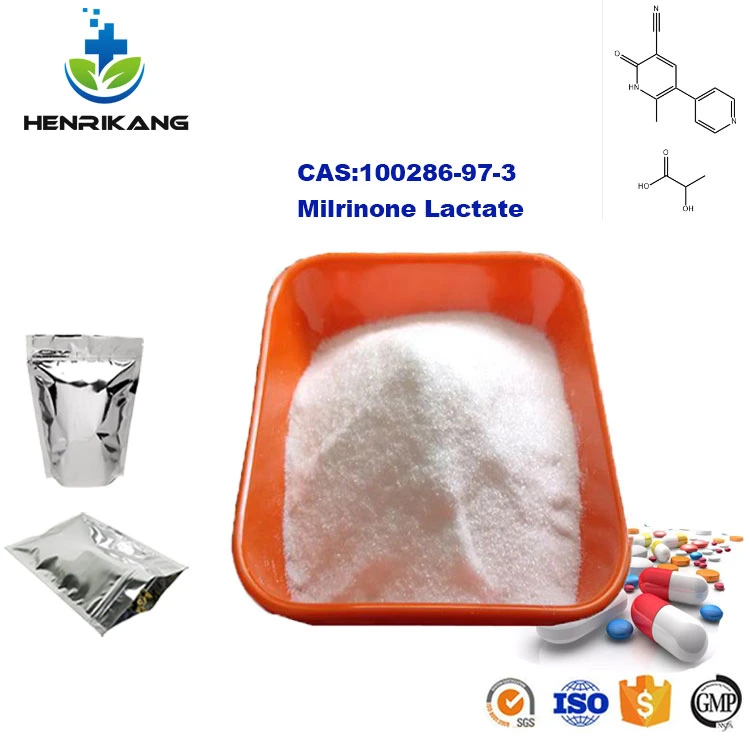 Pharmaceutical Milrinone Lactate Powder CAS 100286-97-3 Milrinone Lactate API for Cardiotonic