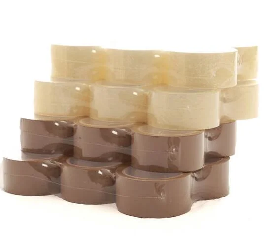 Clear Chocolate Brown Tan White Wholesale/Supplier Industrial China Cheap Adhesive Carton Sealing BOPP OPP Packing Tape