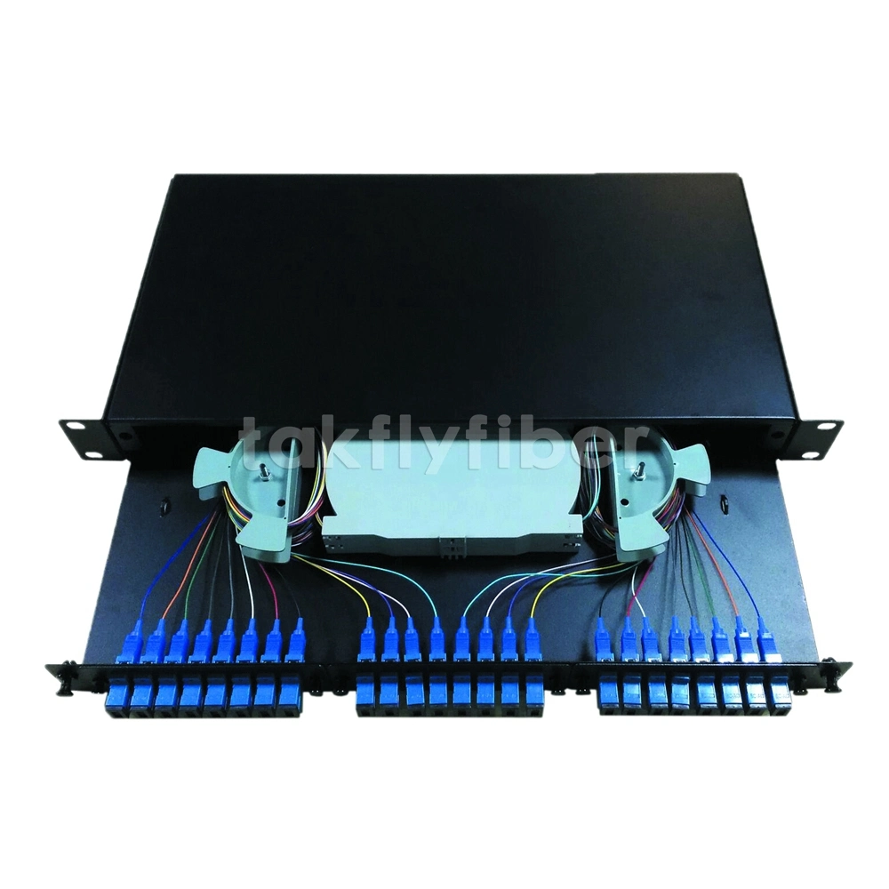 Fiber Optic Patch Panel 1u Rack Mount Sc 24 Ports ODF