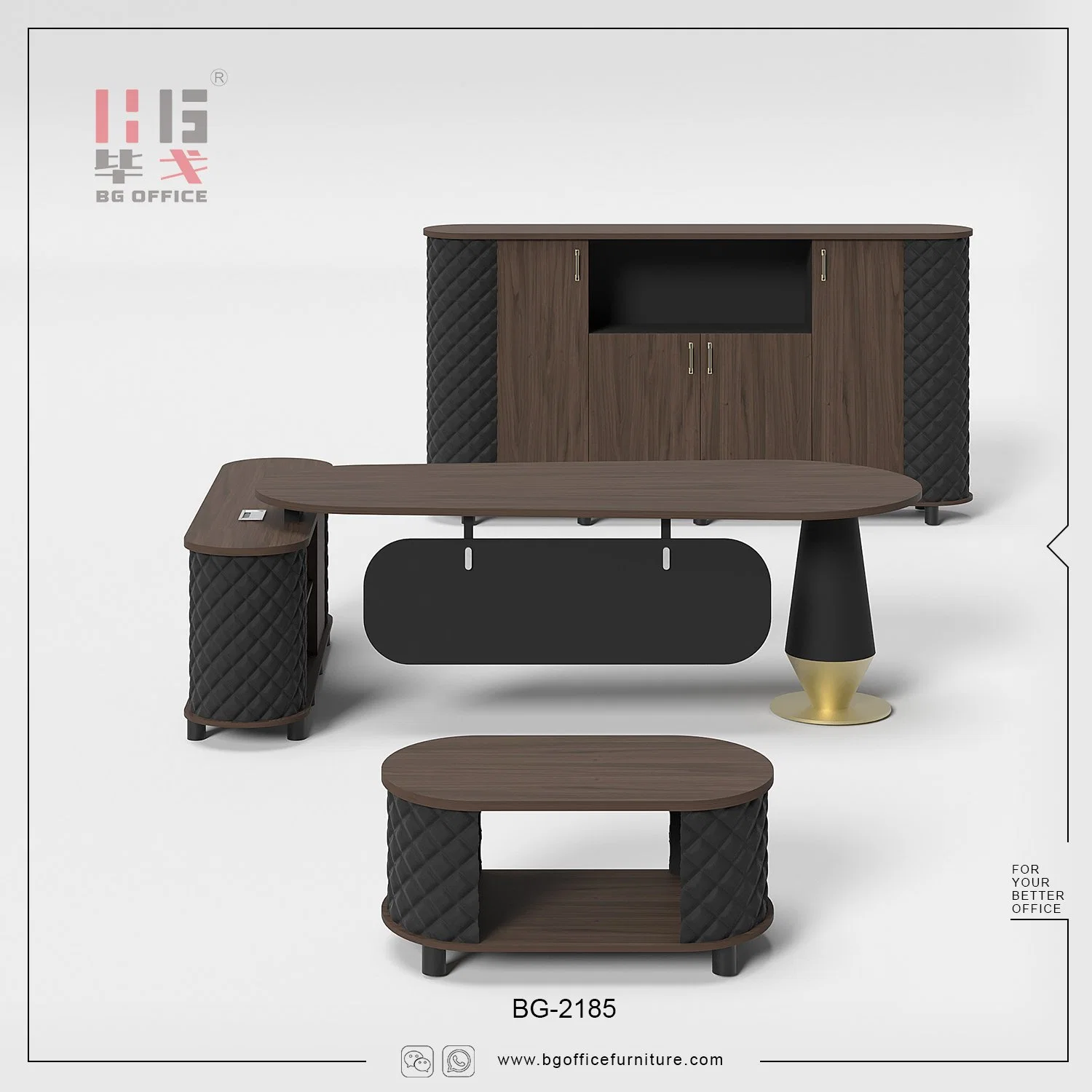 Modern Hotel Home Office L Shape Wooden Executive Desk Wholesale Computer Table Furniture