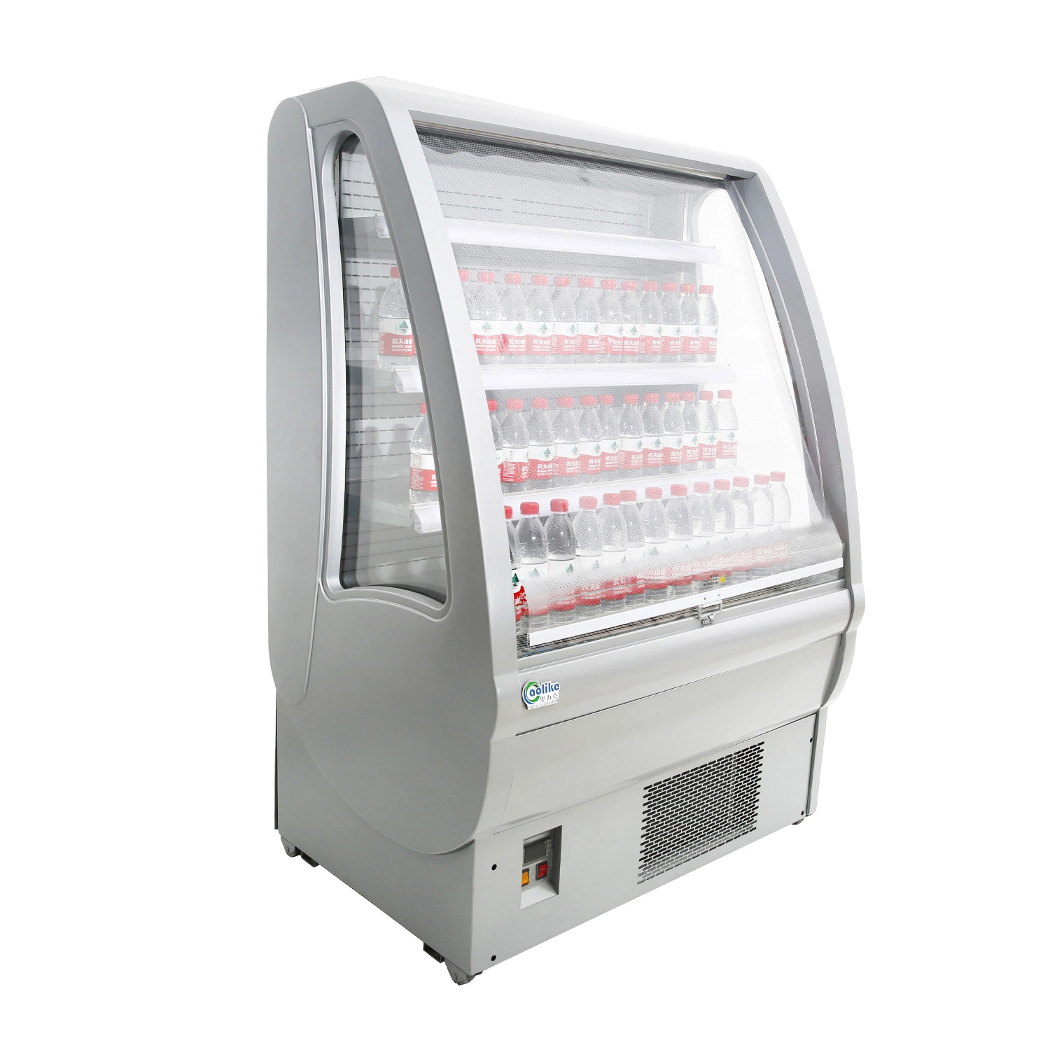Commercial Refrigerator Cake Display Case Beverage Refrigerated Open Type Air Merchandiser Showcase 110V ETL Certificate