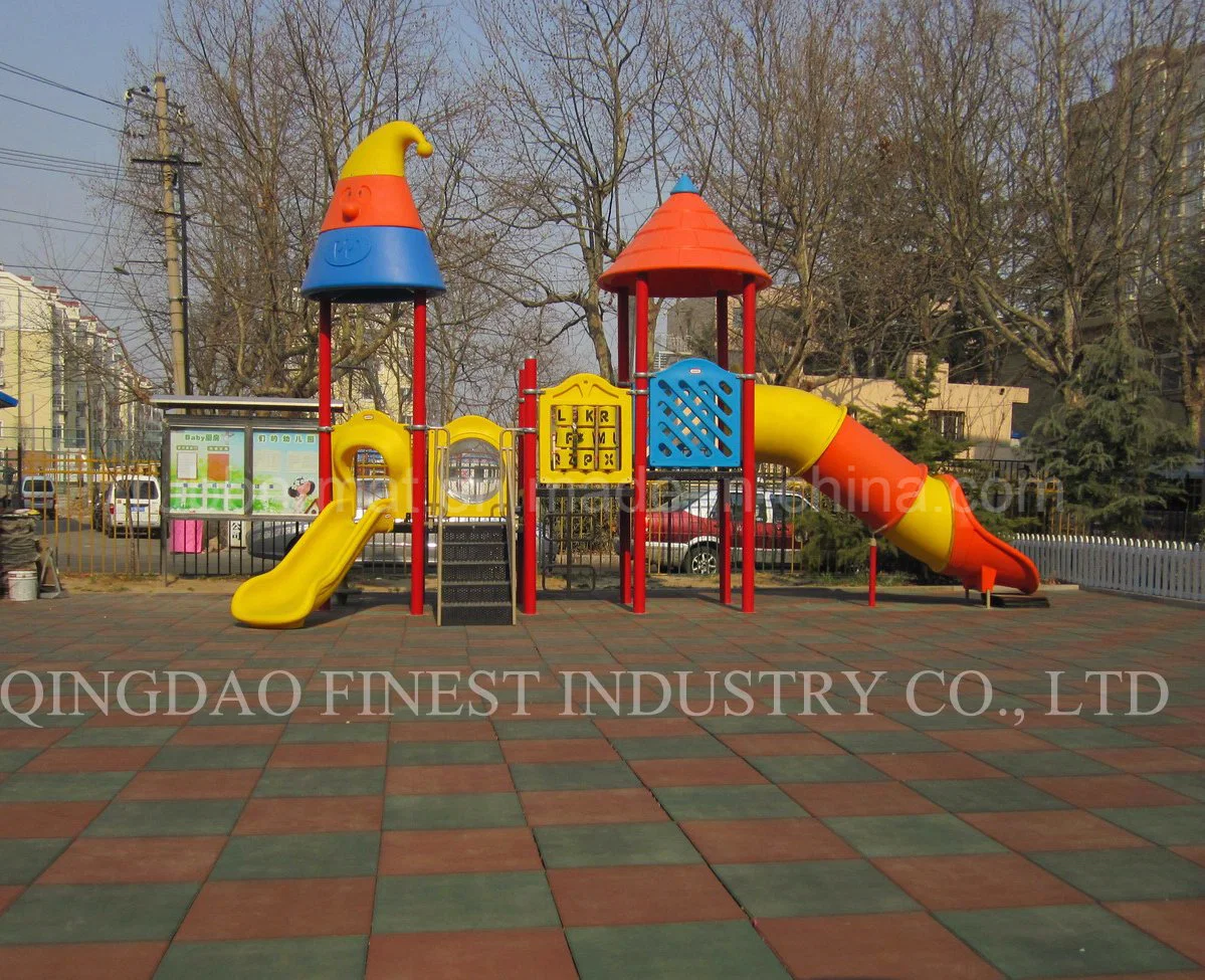 Colorful Safety Playground Rubber Flooring Tile for School Playground