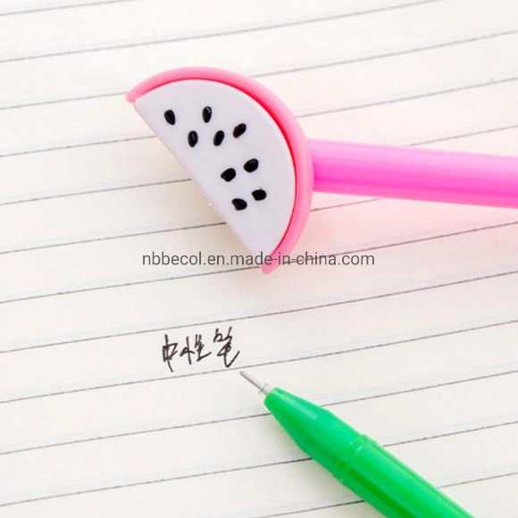 Cute Fresh Fruit Slice Shape Gel Pen Black Gel Ink Pen