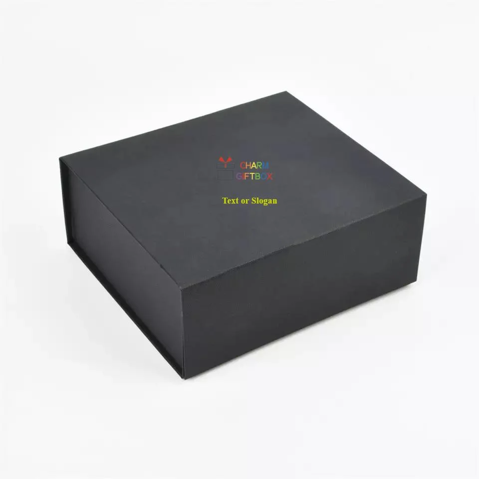 Eco Waterproof Space Saving Magnetic Big Size Magnet Foldable Paper Box Packaging with String for Clothes