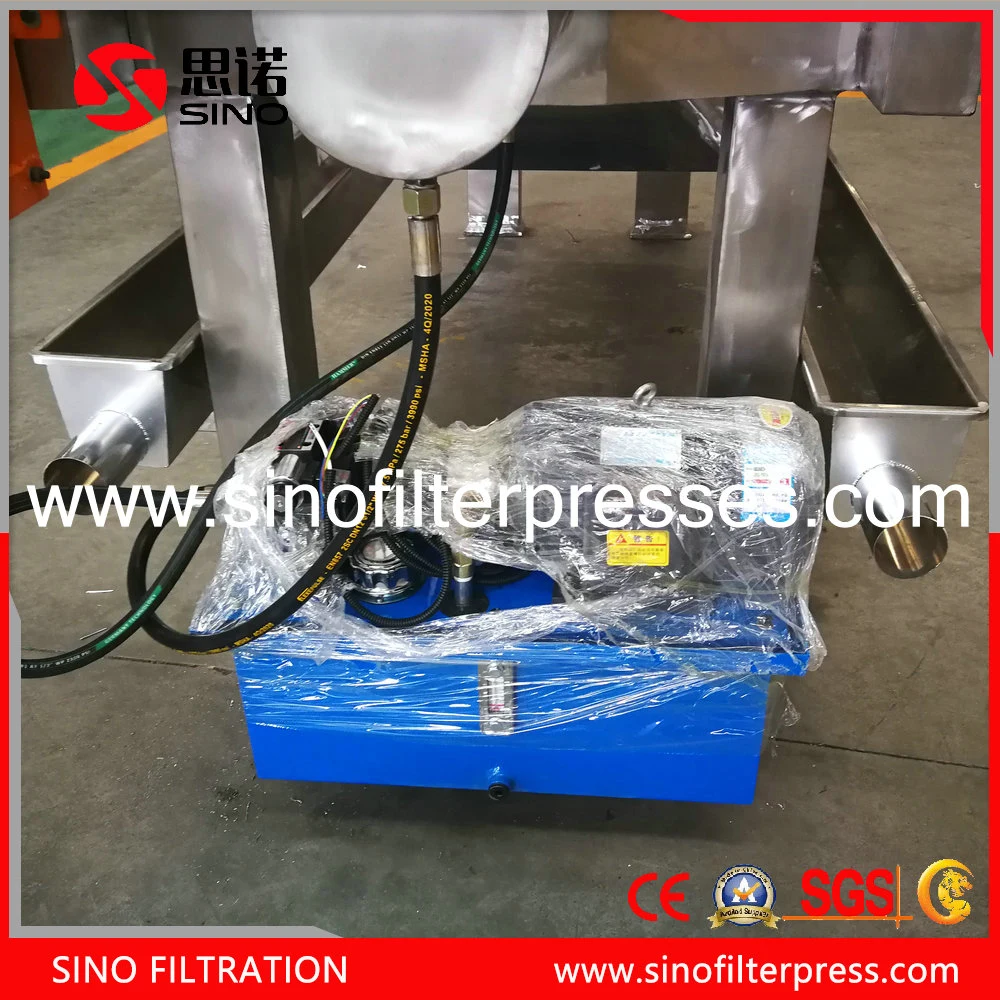 500*500 Food Liquid Stainless Steel Filter Press Machine